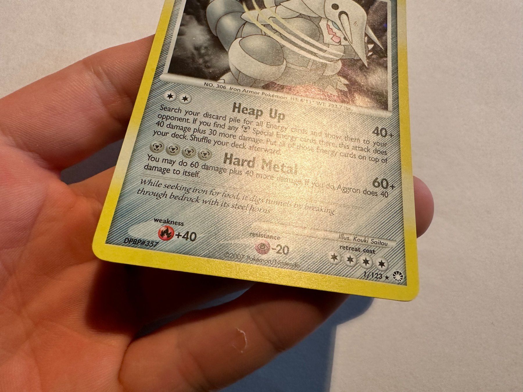 Pokémon Sammelbilder & Trading cards: Aggron holo D&P Mysterious Treasures EN – Gebraucht aus Hagendorn von Pokecollectorch 1