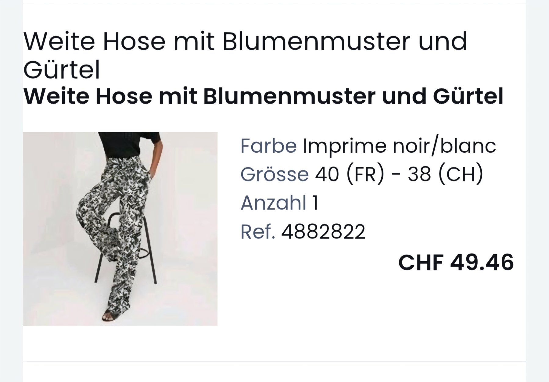 La Redoute Pantaloni: La Redoute Hose – Usato da Altishausen venduto da ter_58nj 2