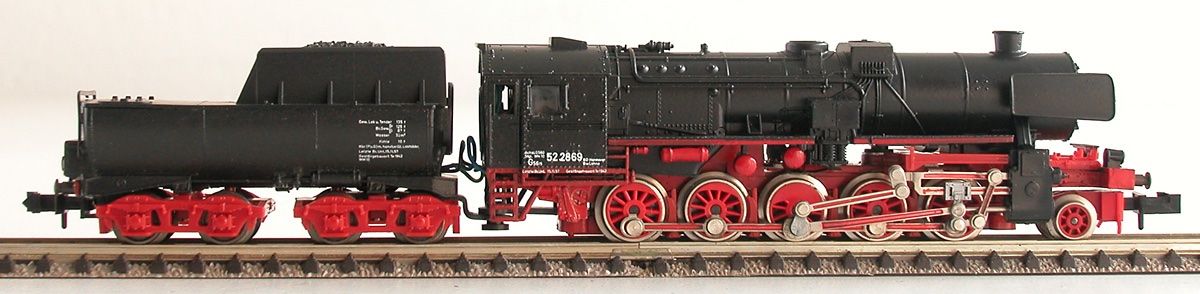 Trix Modelleisenbahnen: Minitrix Dampflokomotive BR 52 der DB Spur N – Gebraucht aus Oberwil BL von Klang 1