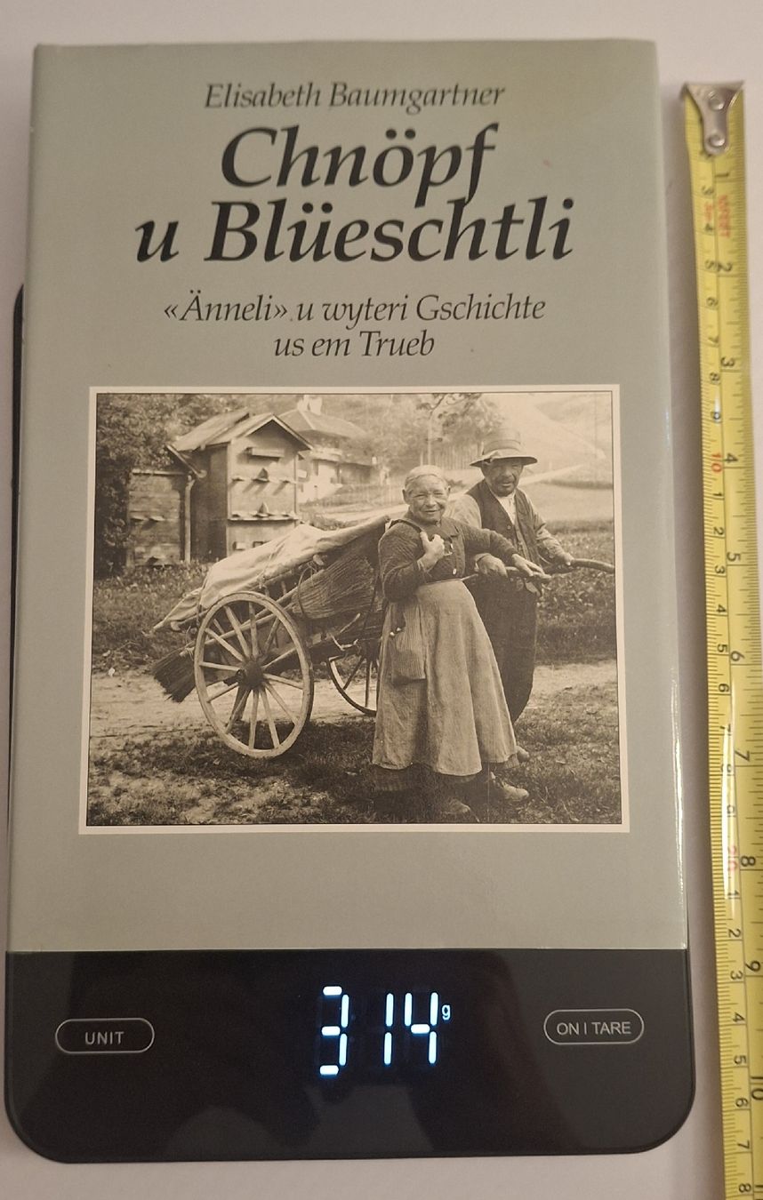 Bücher: Elisabeth Baumgartner: Chnöpf u Blüeschtli - Mundart  – Gebraucht aus Thun von BeoTurbo