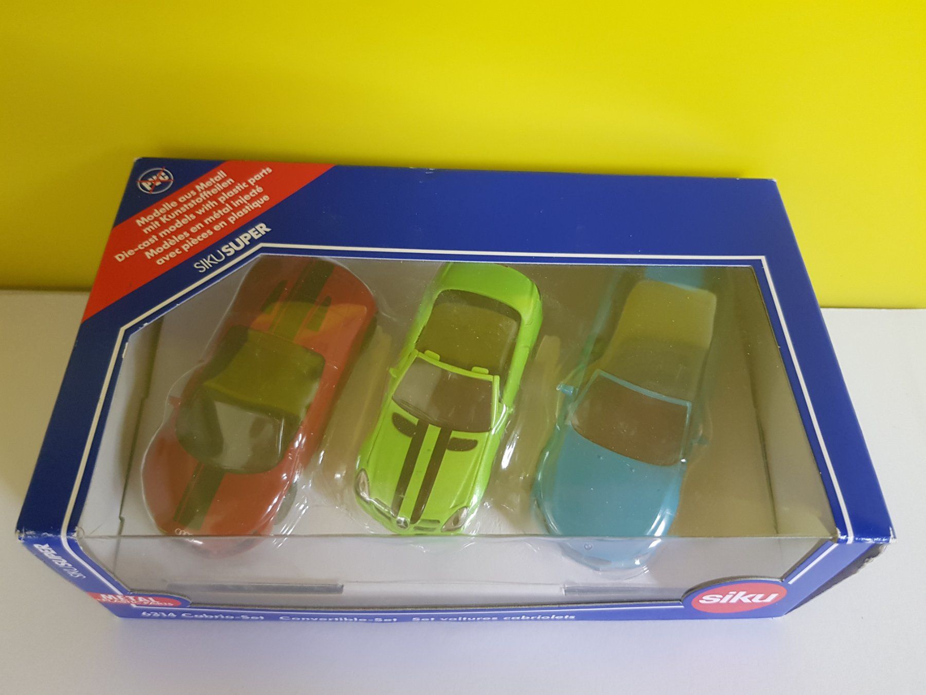 Siku Modellini d'auto: Siku 6314 Cabrio 3-er Set NEU – Nuovo e nell'imballaggio originale da St.Gallen venduto da TinasBauundSpiel 1