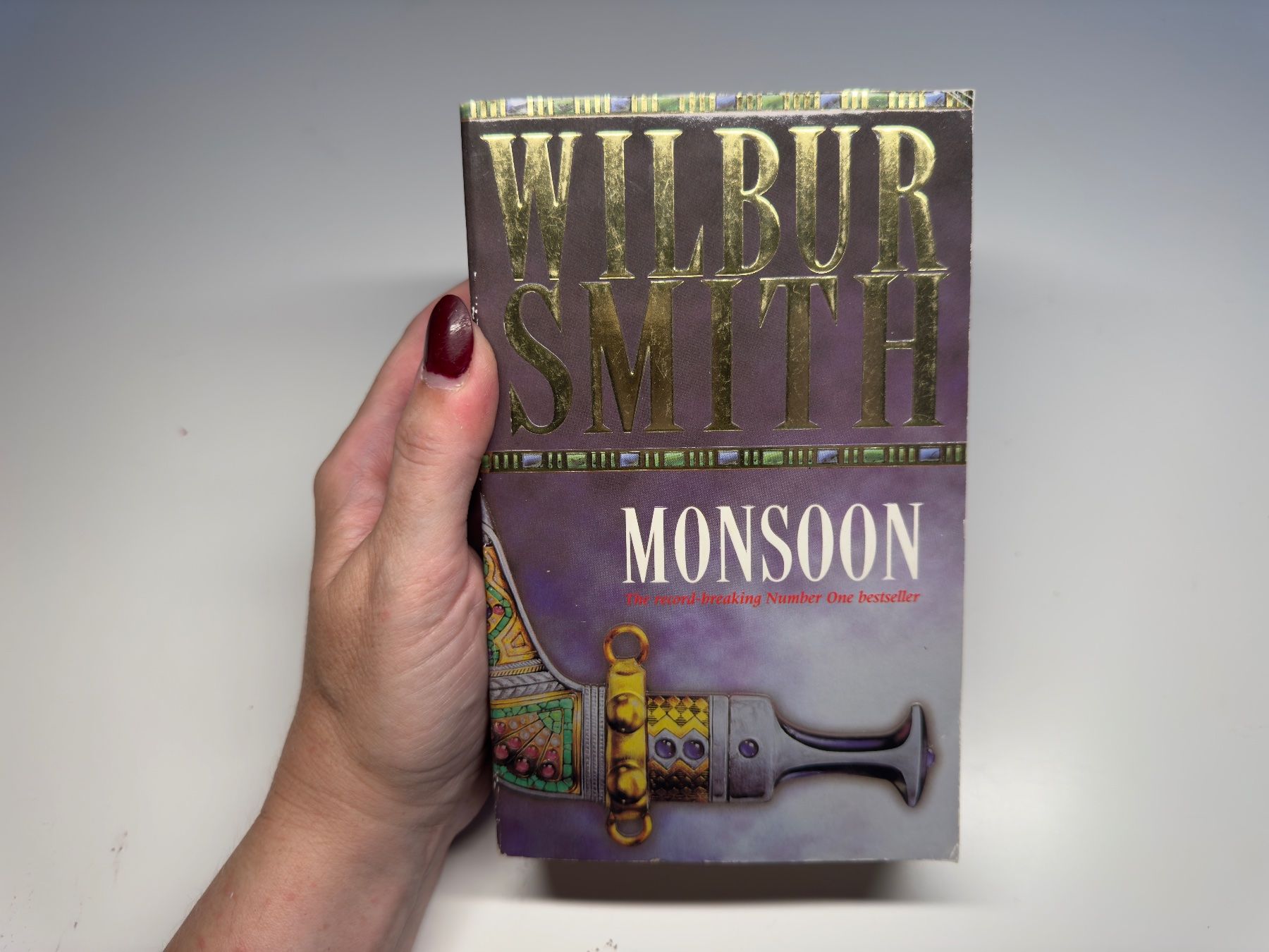 Libri: NOVEL: Wilbur Smith, Mopnsoon – Usato da Grosswangen venduto da English_books