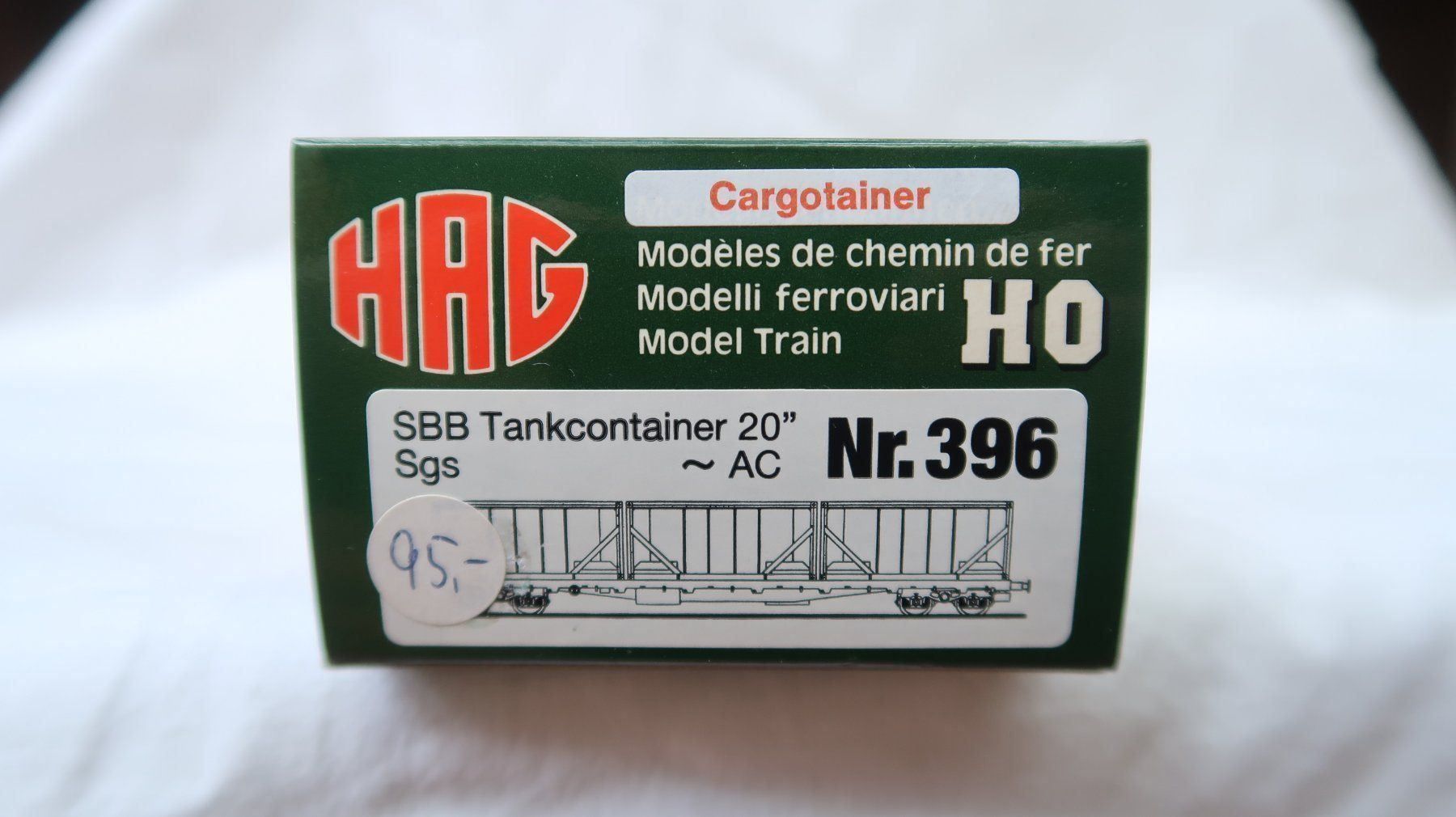 Hag Modelleisenbahnen: HAG Nr.396 SBB Tankcontainer Cargotainer – Neu (gemäss Beschreibung) aus Muttenz von Laeckerlihamschter 5