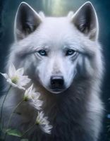 Diamond Painting Wolf 40x50 cm