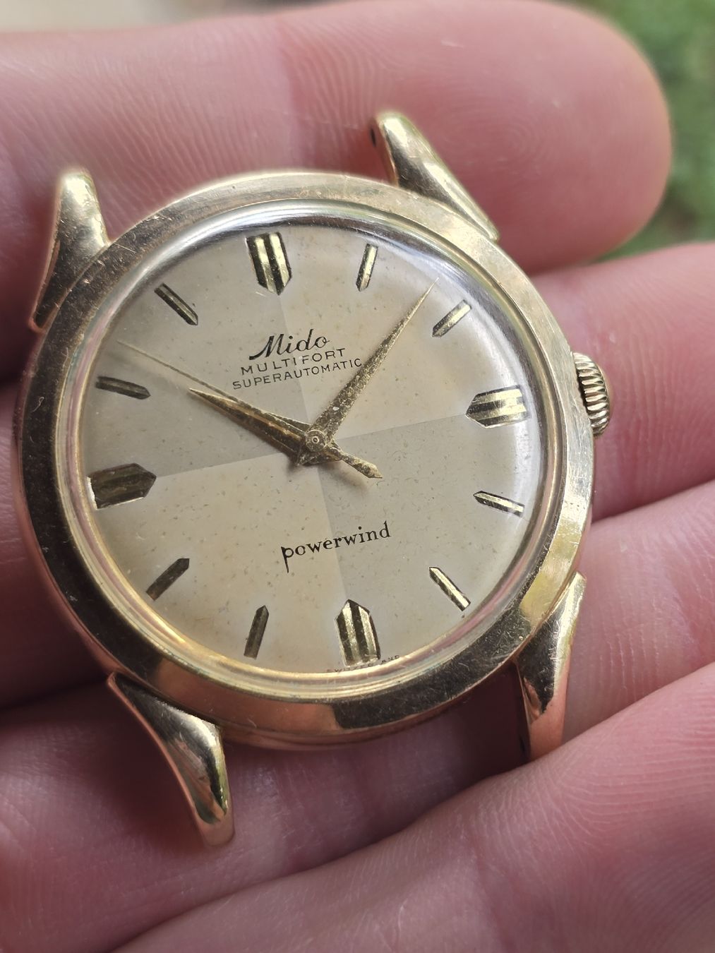 Mido Orologi: Vintage Mido Multifort Superautomatic Powerwind, ca. 1960 – Usato da Mühlethal venduto da m4_bert