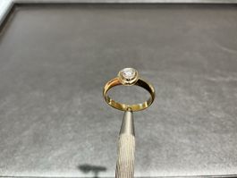Damenring 18k Gold Diamant