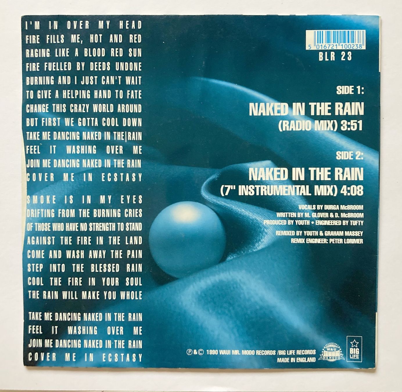 Dischi in vinile: BLUE PEARL - NAKED IN THE RAIN – Usato da Bottens venduto da hotter-than-hell 1