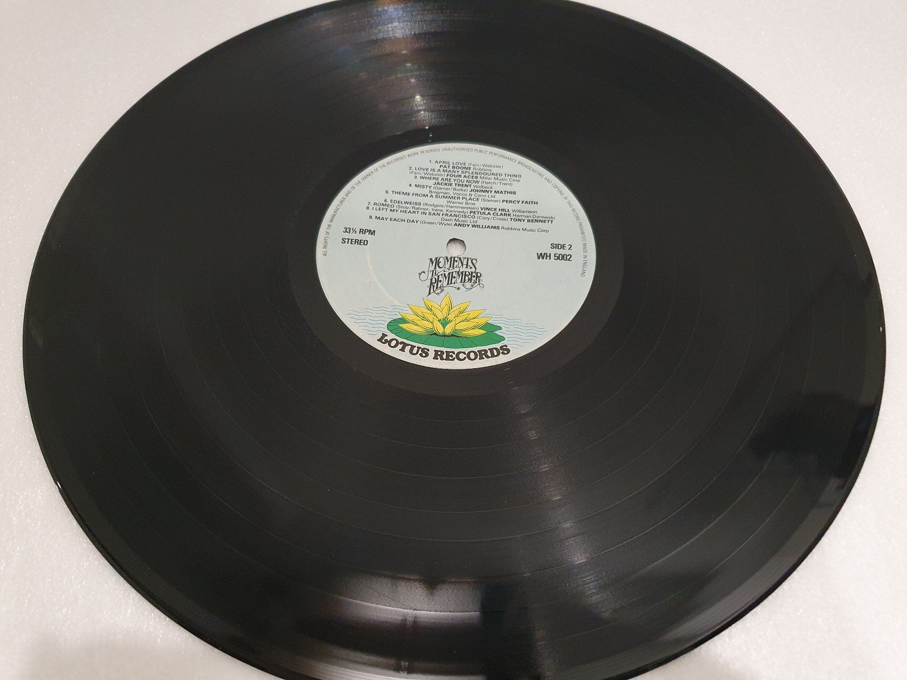 Schallplatten: Moments To Remember – Gebraucht aus Uster von Vinyl-Leidenschaft 5