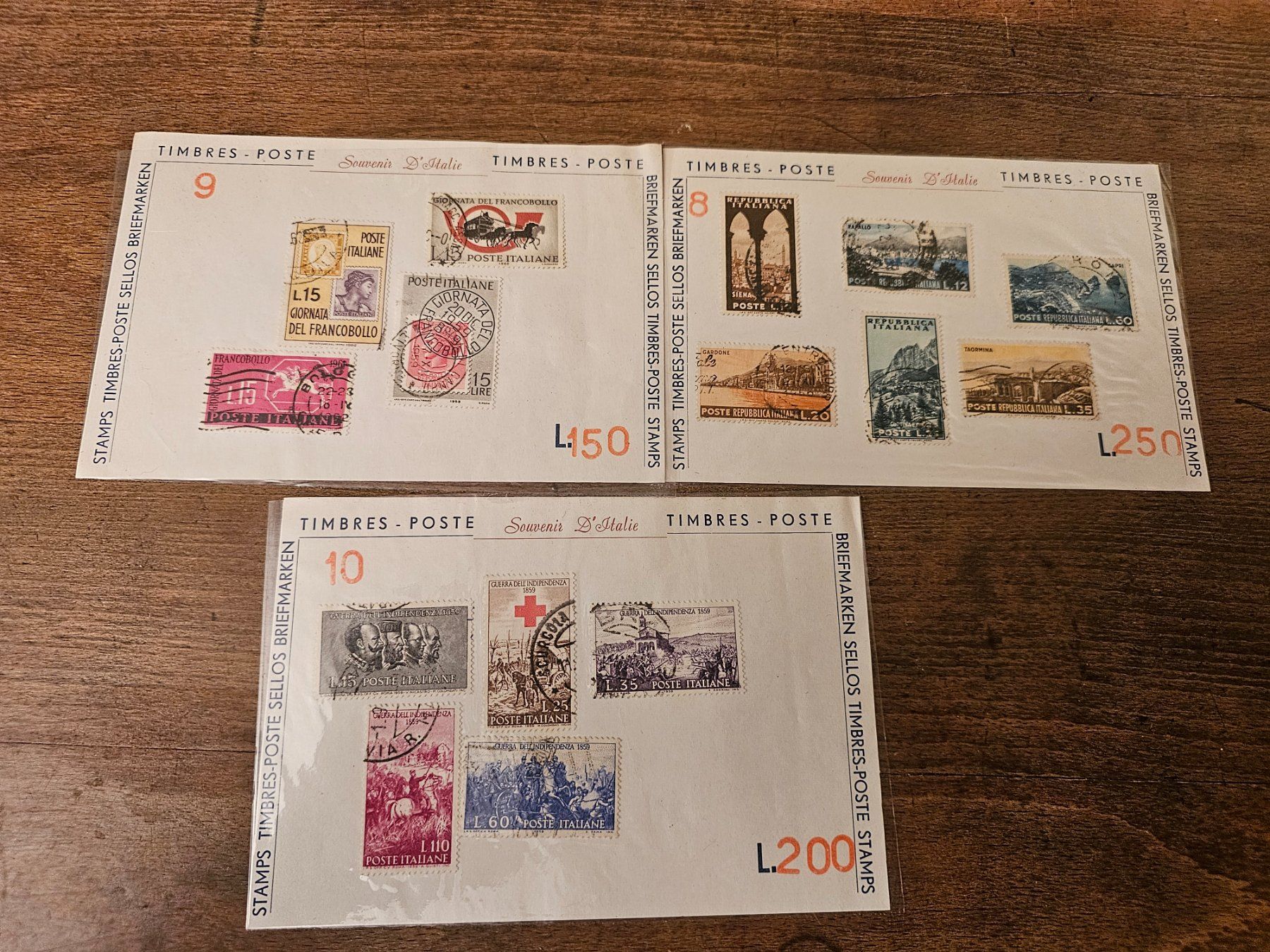 Alle Briefmarken: POSTE ITALIANEab 1.-- – Gebraucht aus Monte Carasso von giave