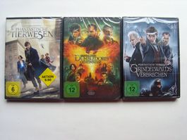 Phantastische Tierwesen 3-Film DVD-Collection NEU & OvP