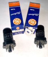 2 Röhren / Radioröhren 6SV7, NOS, General Electric