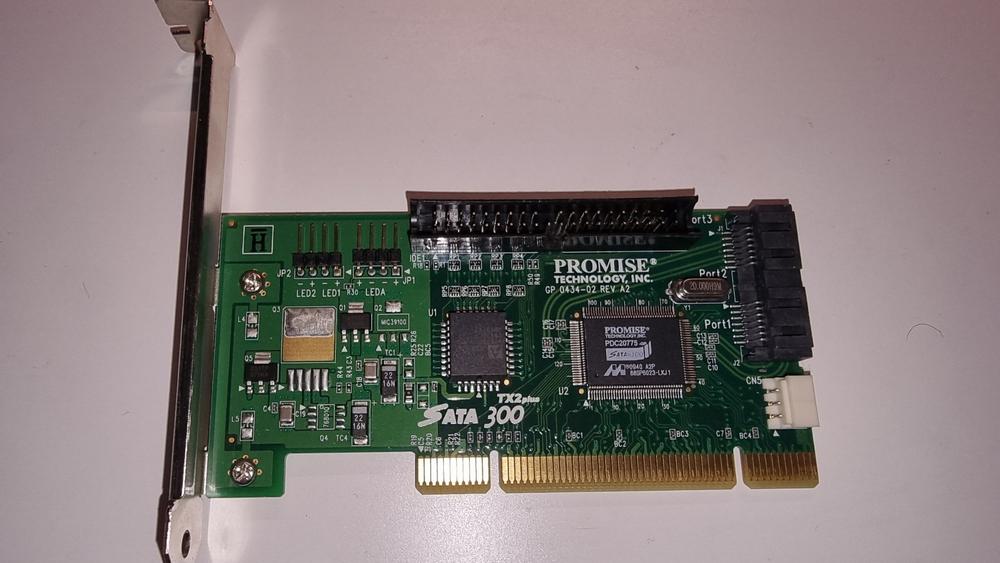 Promise FastTrak SATA300 TX2plus, 2x SATA-II, 1xP-ATA, PCI