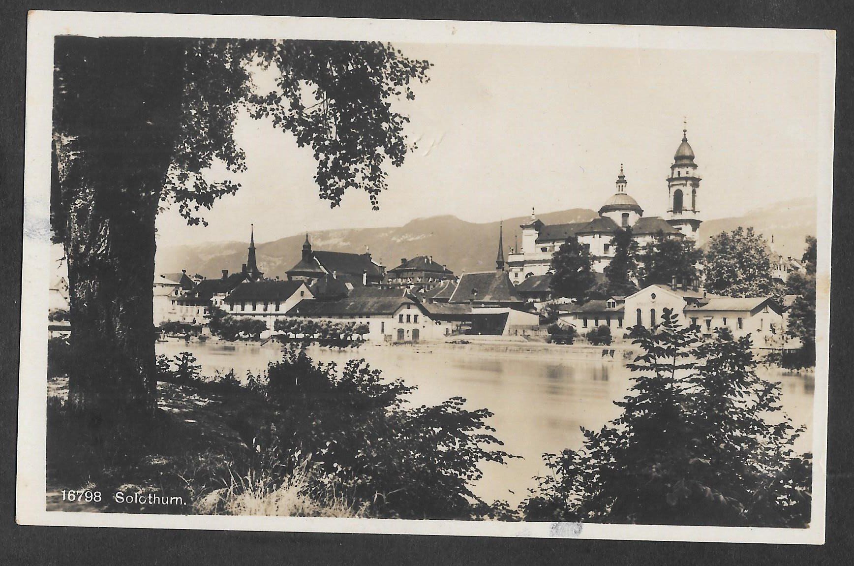 Cartoline postali: Solothurn Aarequai – Usato da Olten venduto da clotaldi