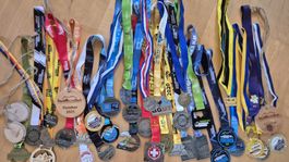 Laufmedaillen Sammlung verschiedene Rennen