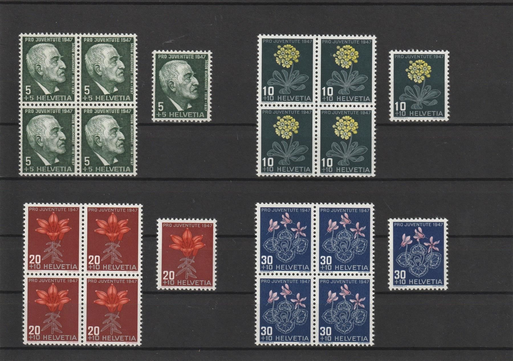 Tous les timbres: 1947 Serien postfrisch – D'occasion à Spiez par Crazyduck