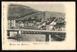 Baden, Hotels an der Limmat, Ortspartie 