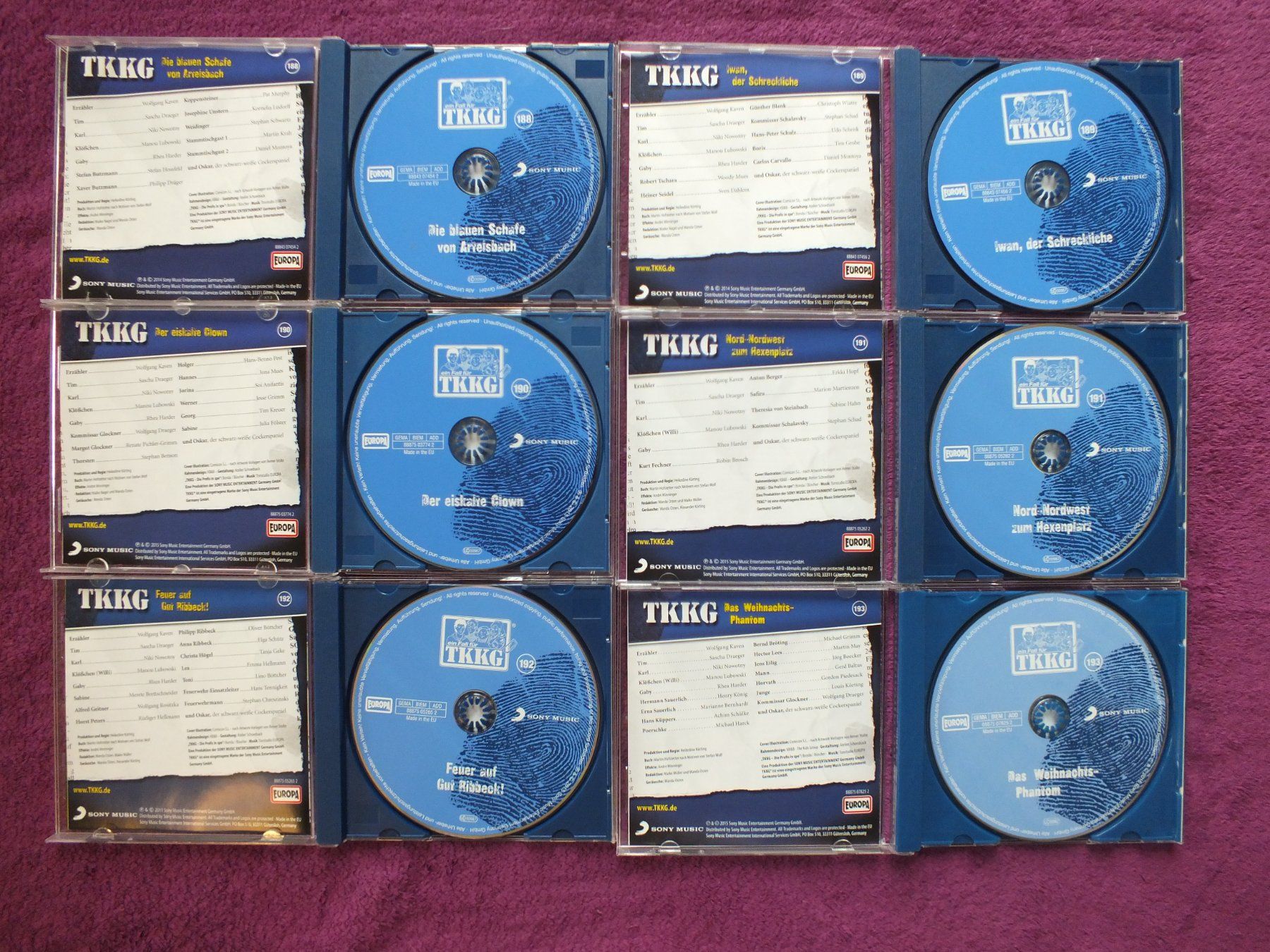 CD: 6 - TKKG - Hörspiel - CD´s – Usato da Müllheim Dorf venduto da Seeeule01 7