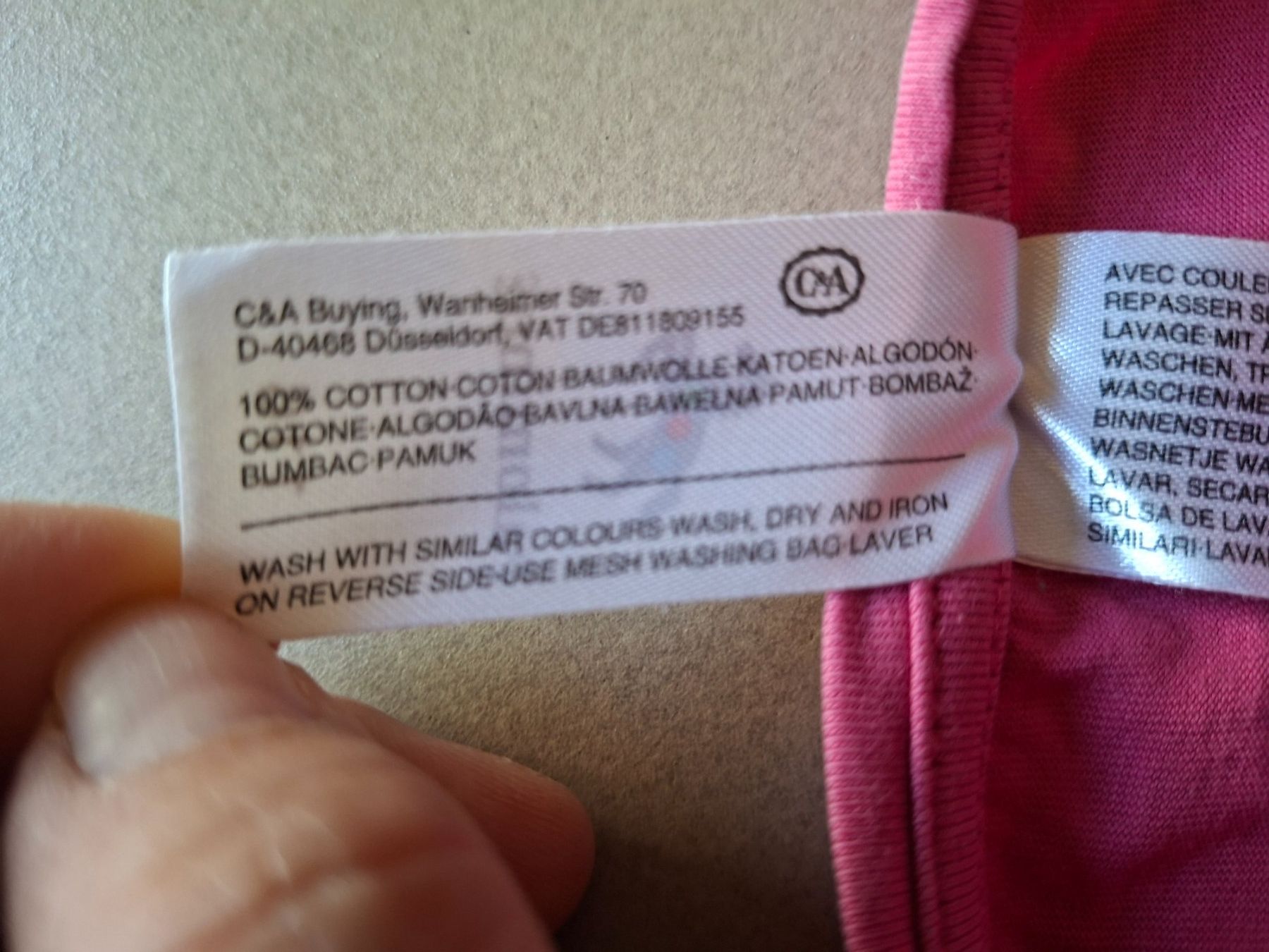 C&A Camicette, T-shirt & Top: T-Shirt, Gr. 116, Mädchen, Sommer – Usato da Erlinsbach venduto da pfunky 3