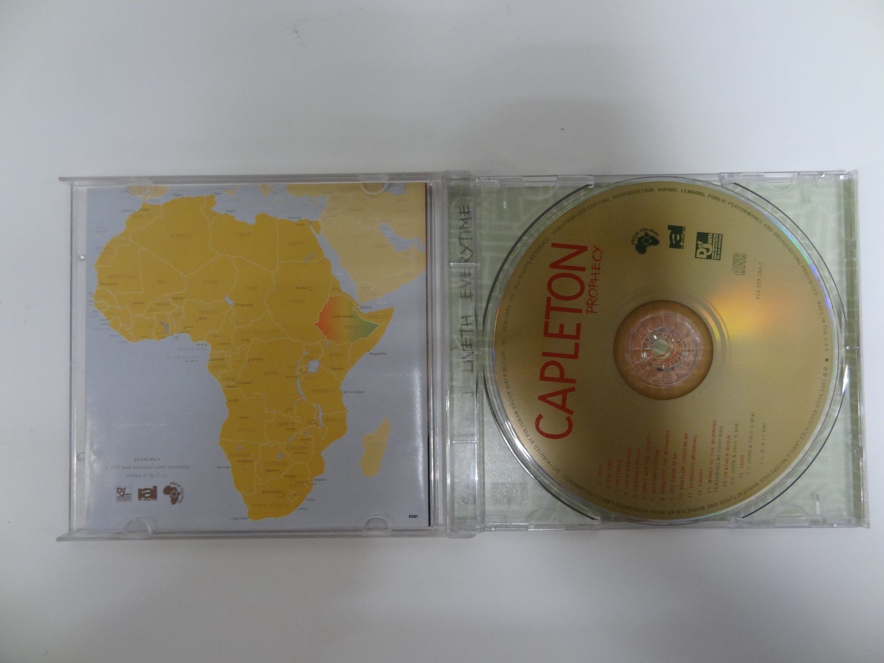 CDs: Capleton - Prophecy CD Album - Reggae Klassiker – Gebraucht aus luzern von musicandart 2