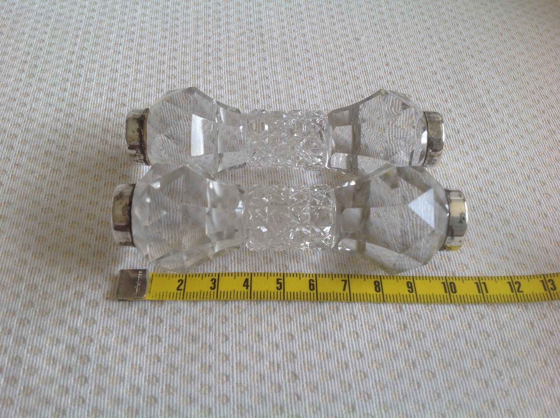 Set di posate: Porte-couteaux - cristal et argent – Usato da Sion venduto da accroshoes 3