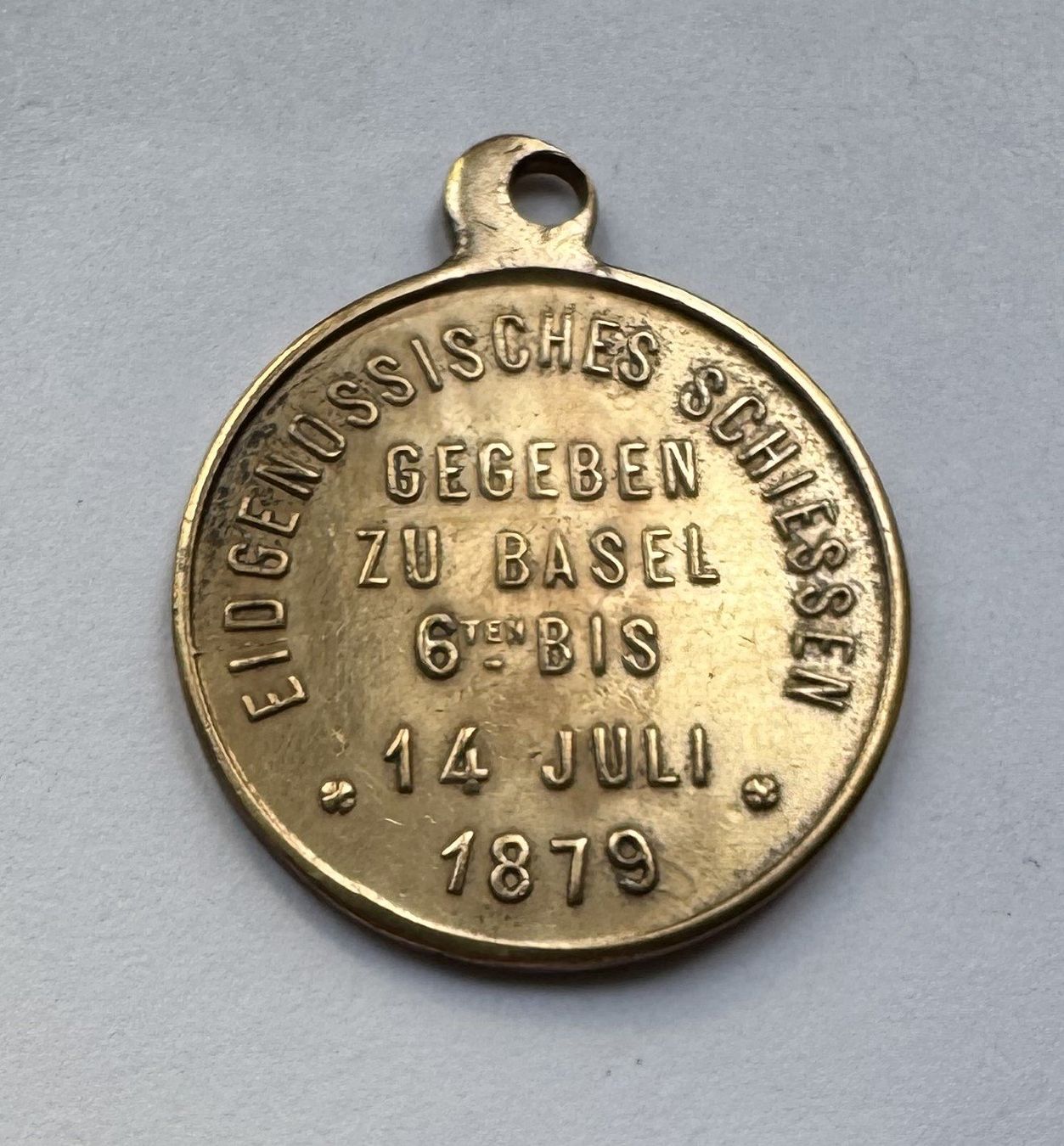 Medaglie: 1879 Eidg. Schiessen Basel – Usato da Kirchberg SG venduto da Zenhad69 1