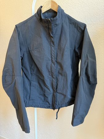 Veste courte/coupe-vent vintage gris anthracite Chiemsee,t.S