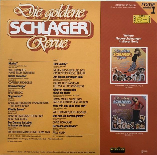 Vinyles: 6x LP’s Schlager-Sampler – D'occasion à Grüningen par azulmarron 4