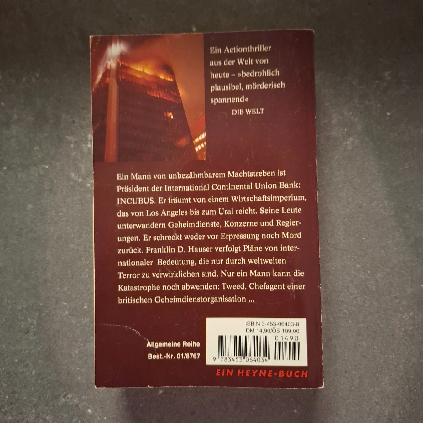 Libri: Colin Forbes 'Incubus' – Usato da Hombrechtikon venduto da Tinea82 3