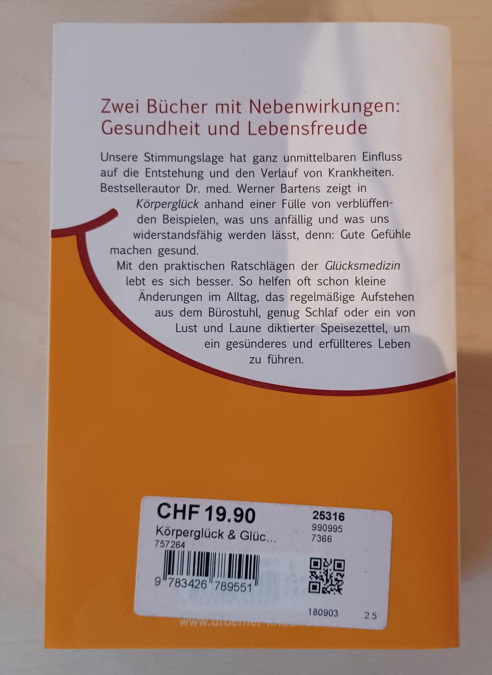 Libri: Buch - Körper Glück – Usato da Leimbach TG venduto da manu-tg 1
