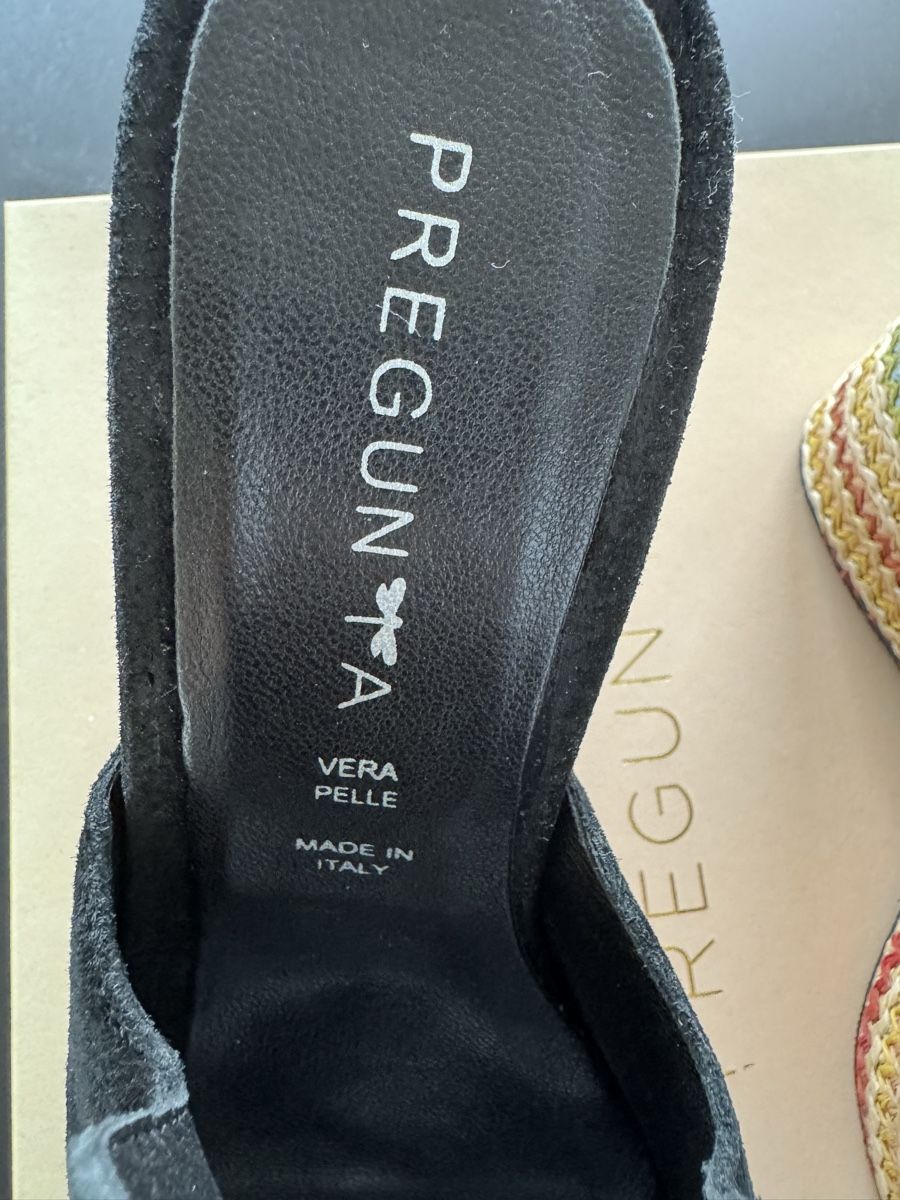 Scarpe da donna: Keilsandalen Gr. 39 Leder/Stroh Pregunta – Nuovo e nell'imballaggio originale da Zürich venduto da Jen10 7