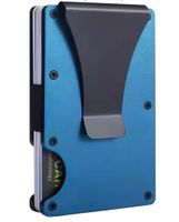Kartenetui mit Geldklammer - Aquamarinblau —> NEU!!