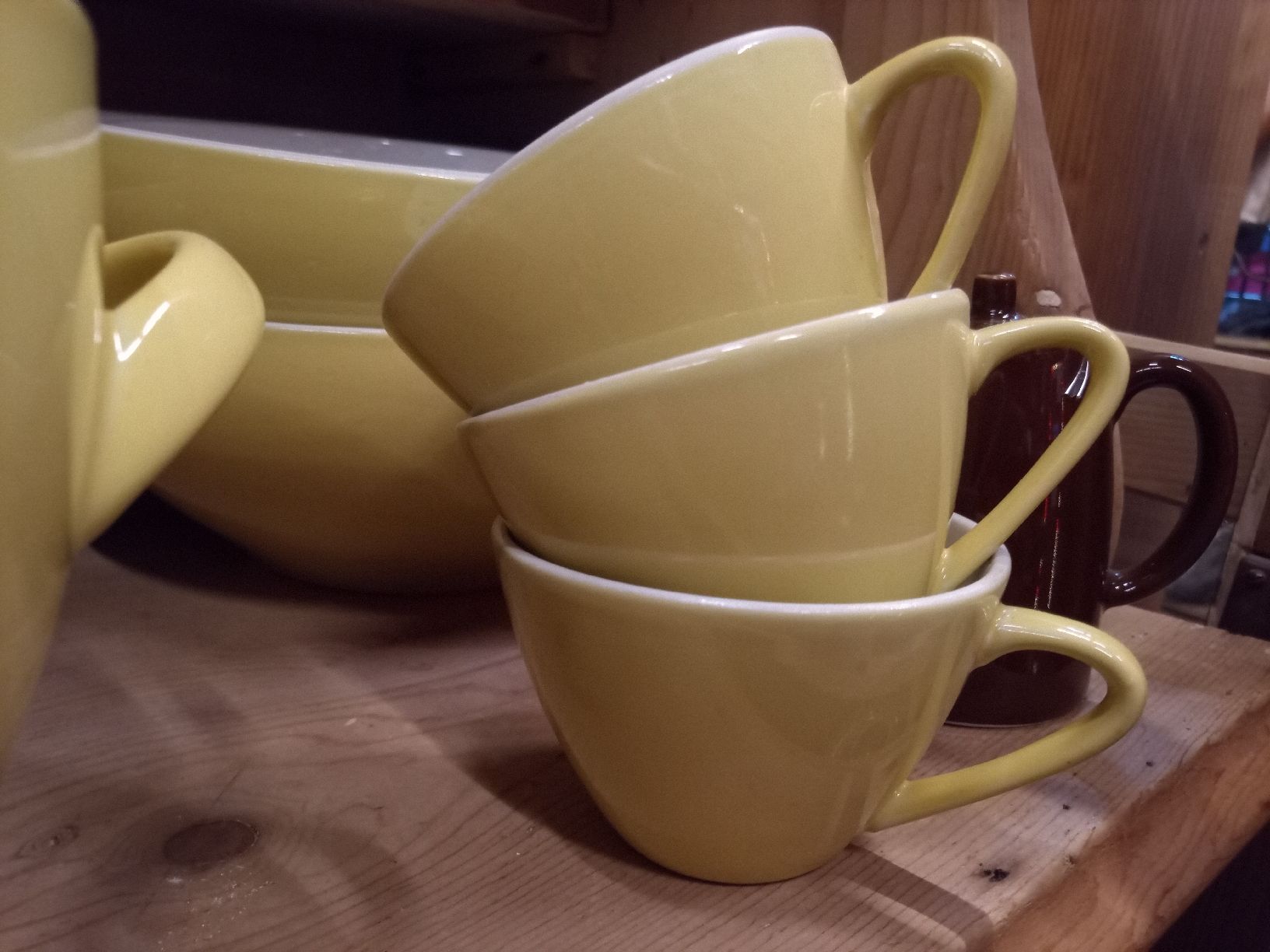 Rössler Tazze: Rössler Tasse gelb - Kaffeetasse – Usato da Reiden venduto da Zofi-Brocki 2