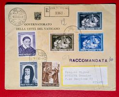 VATIKAN VINCENZO PAOLI MARILLAC NATALE WEIHNACHTEN FDC 1960