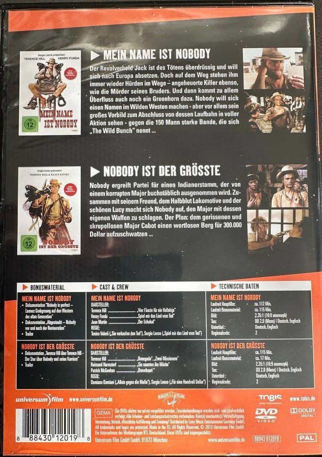Tutti i DVDs: Nobody & Der Grösste & Doc West & Somebody – Usato da Beringen venduto da Mantafisch1 1