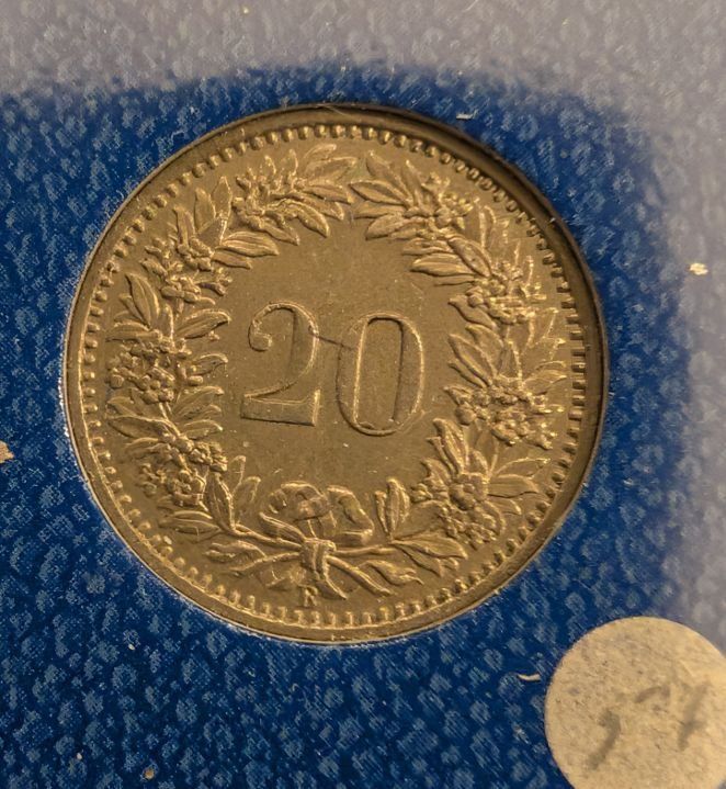 Tutti le monete: 20 Rappen 1957 – Usato da Arch venduto da coinsandmore 1