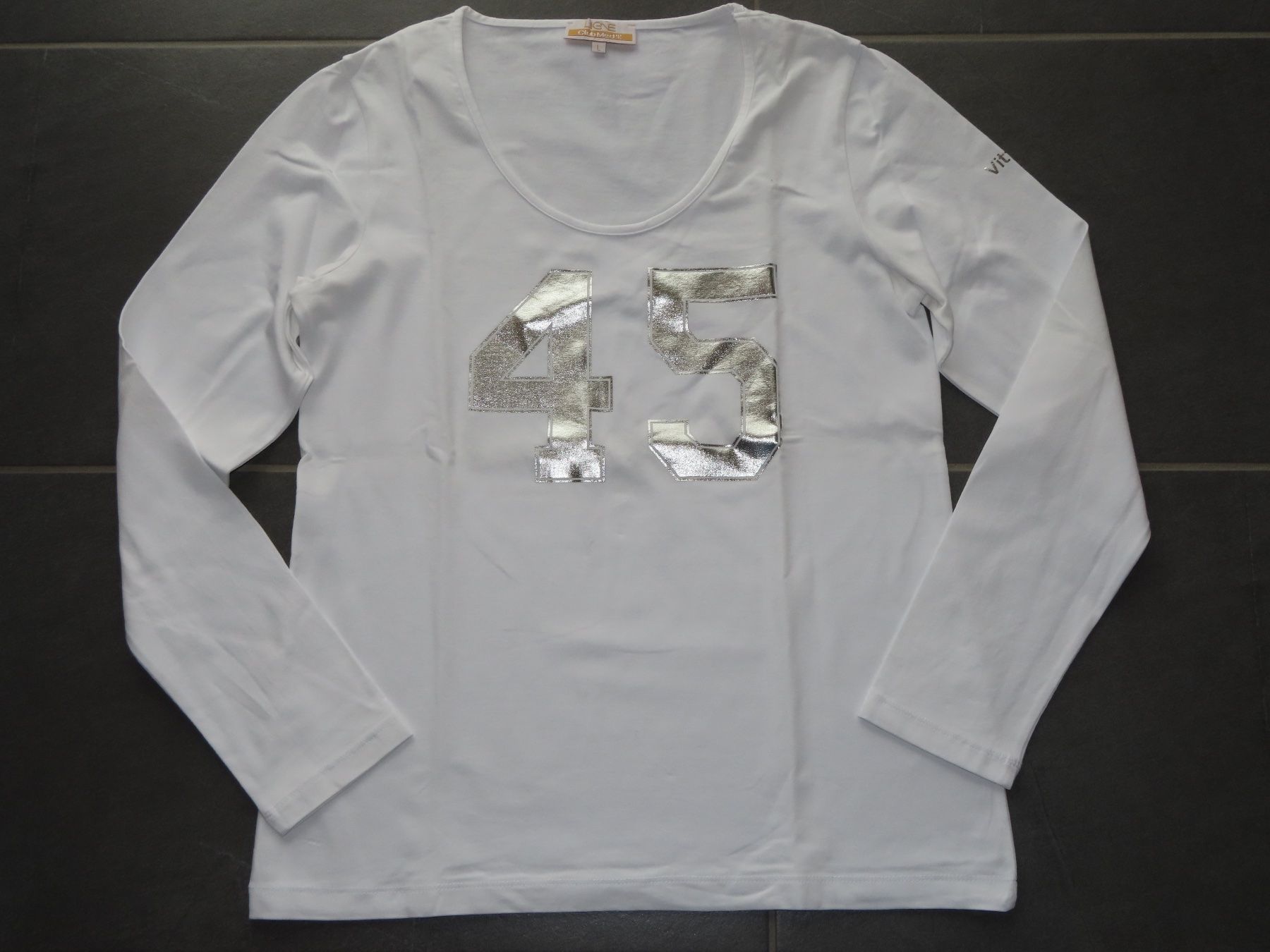 Maglioni & Felpe: cooles Langarmshirt/leichter Pullover "45" Gr.L +++wie neu++ – Nuovo (secondo la descrizione) da Wallenried venduto da Asyano 1