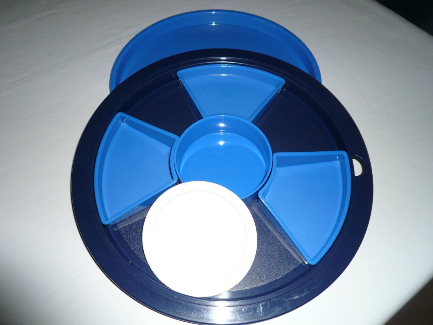 Tupperware Contenitori & Simili: Tupperware Preludio Schlemmer-Runde blau – Nuovo (secondo la descrizione) da Rotkreuz venduto da Busa17