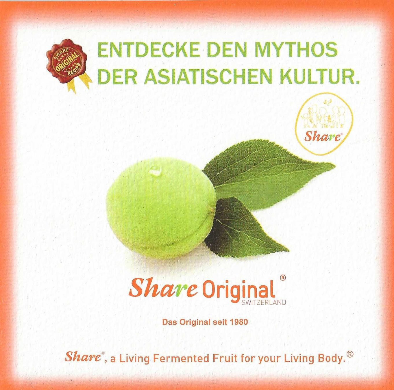 Pack a 33 stk Share das Original 1980 Fermentierte Pflaumen (Neu und originalverpackt) in