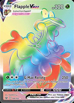 Pokémon Sammelbilder & Trading cards: Flapple VMAX - Pokémon TCG - BST 164/163 | EN – Neu (gemäss Beschreibung) aus Thalwil von ramsey92