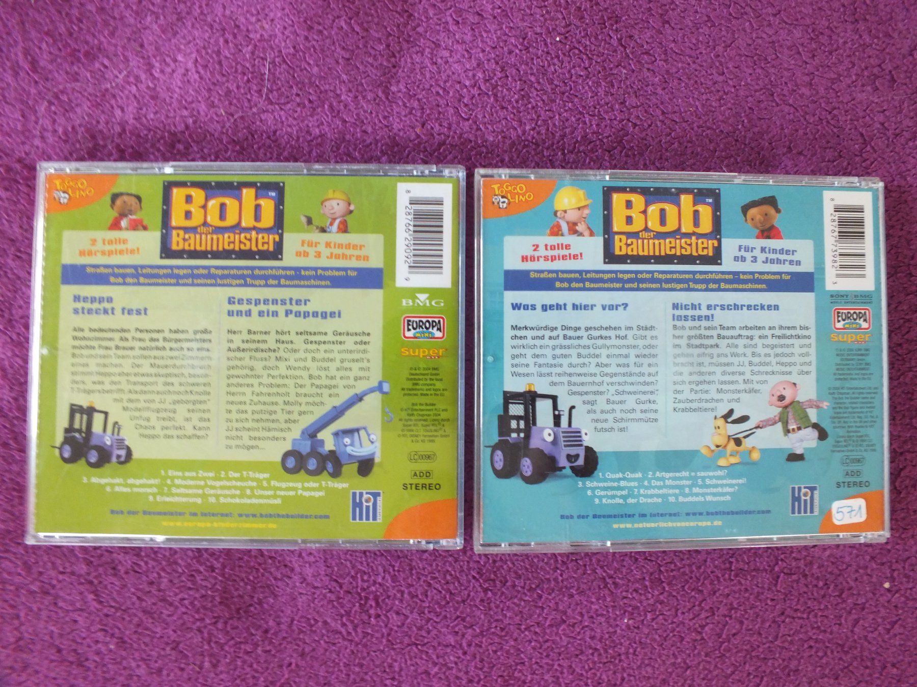CD: 6 - Bob der Baumeister - Hörspiel - CD´s – Usato da Müllheim Dorf venduto da Seeeule01 2
