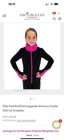 Eiskunstlaufset Eislaufjacke und Hose Chloe Noel Gr. 140