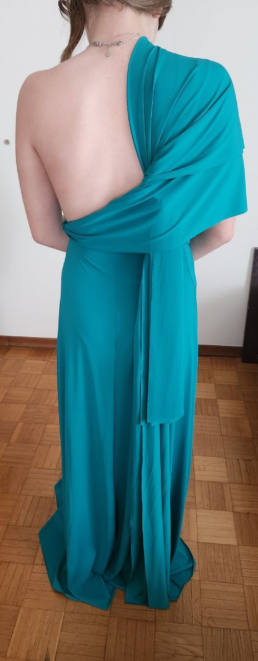Vestiti: Abito lungo verde smeraldo trasformabile cerimonia – Usato da Zürich venduto da gra_lj62 2