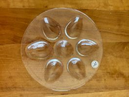 Glasplatte Eierhalter Glasi Hergiswil