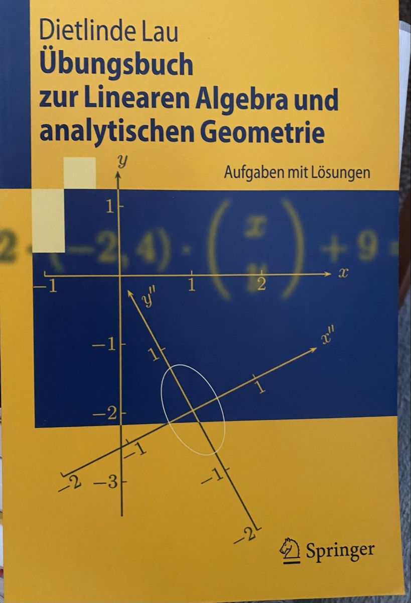 Libri: Mathematik Lineare Algebra Übungsbuch – Usato da Zürich venduto da pas_78xk