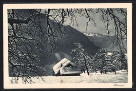 Schiers-Fajauna, Berglandschaft mit Hüt