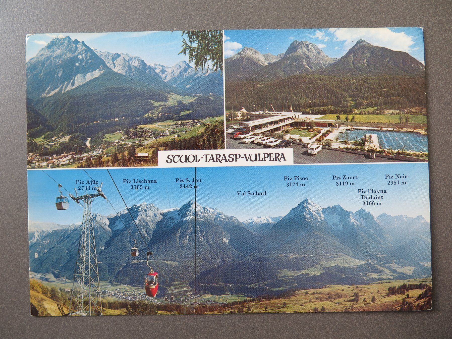 Ansichtskarten: SCHULS-SCUOL - U.A. GONDELBAHN – Gebraucht aus Wittenbach von lipasal