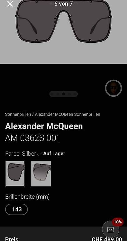 Occhiali & Lenti: Sonnenbrille Alexander McQueen UNISEX – Usato da Widnau venduto da Dracet196