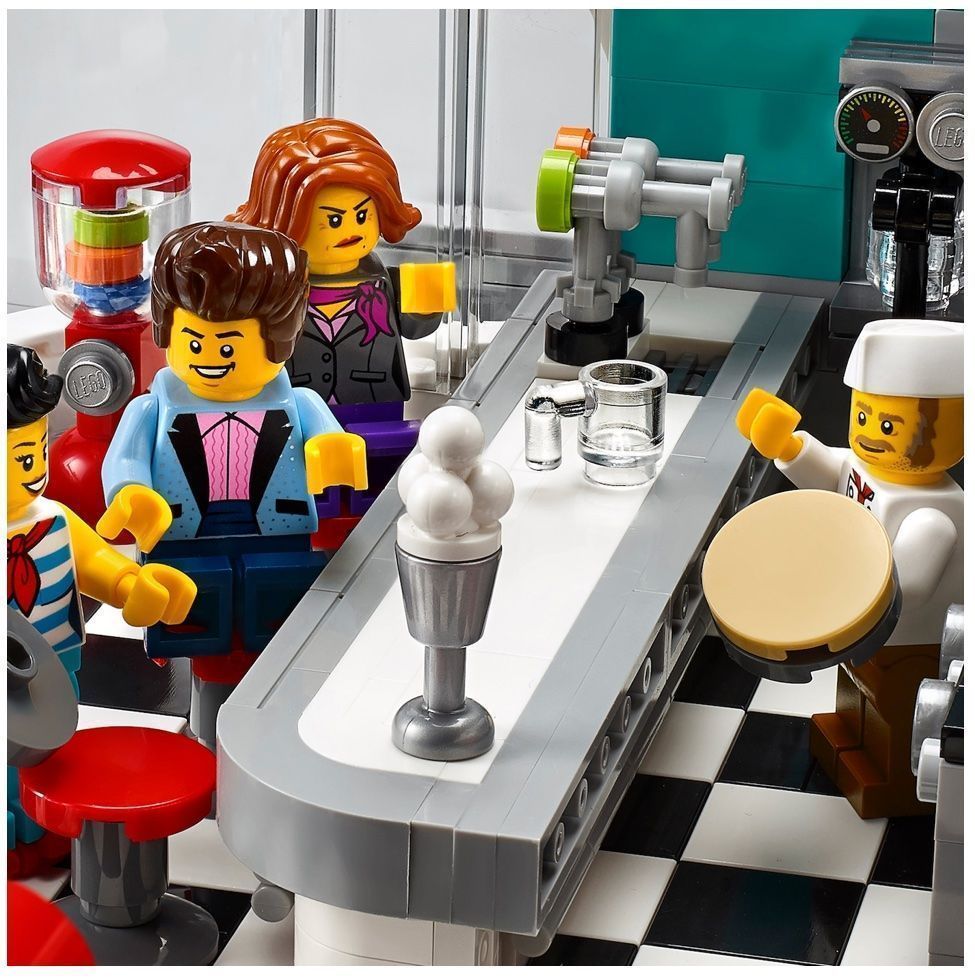 Lego Kit di costruzioni: LEGO 10260 - Downtown Diner – Nuovo e nell'imballaggio originale da Bern venduto da Seekey 3