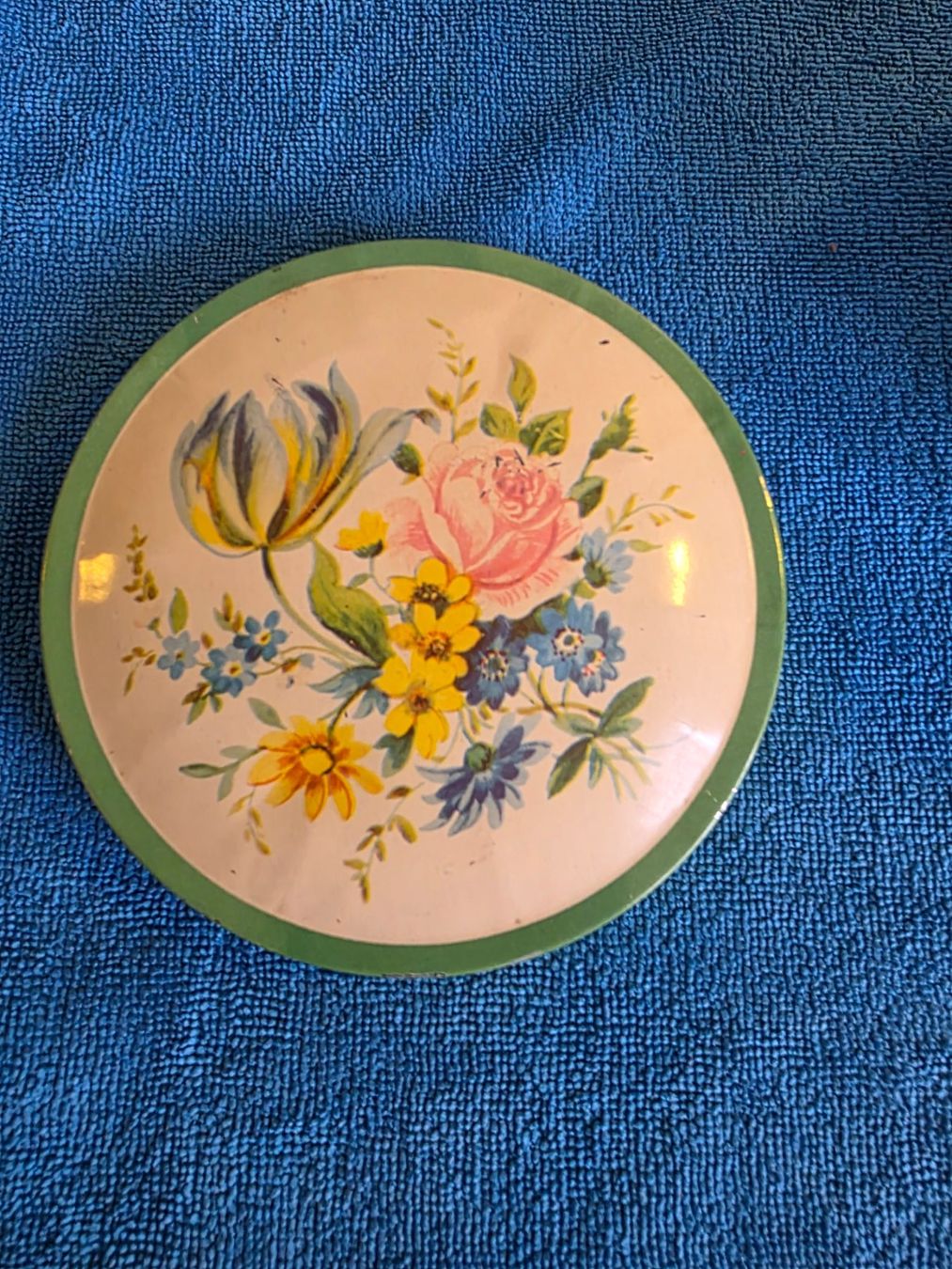 Contenitori & Simili: Vintage Blechdose mit Blumenmuster – Usato da Villmergen venduto da stier74 2