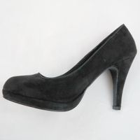 NAF NAF Paris Damen Schuhe Pumps Wildleder schwarz/Gr.39